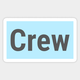 Crew Large backside t-shirt Grey Magnet